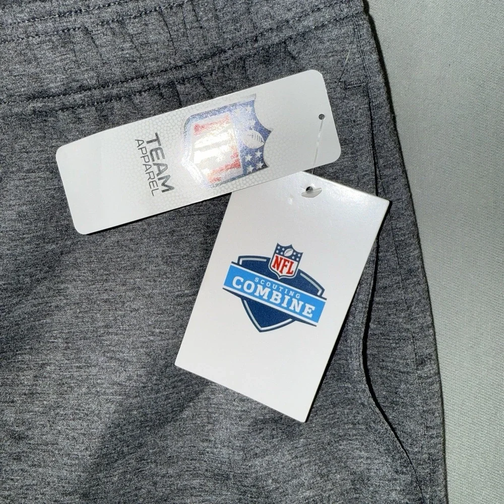 Men's NFL Team Apparel Philadelphia Eagles Scouting Combine Shorts Gray Size XXL